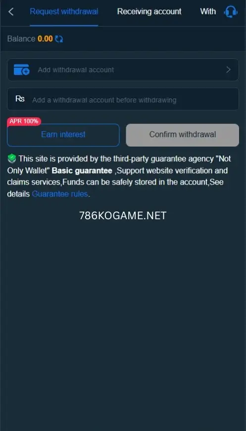 786KO Game Download - Withdraw - 786kogame.net